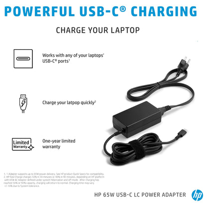 N HP 65W USB-C Netzteil