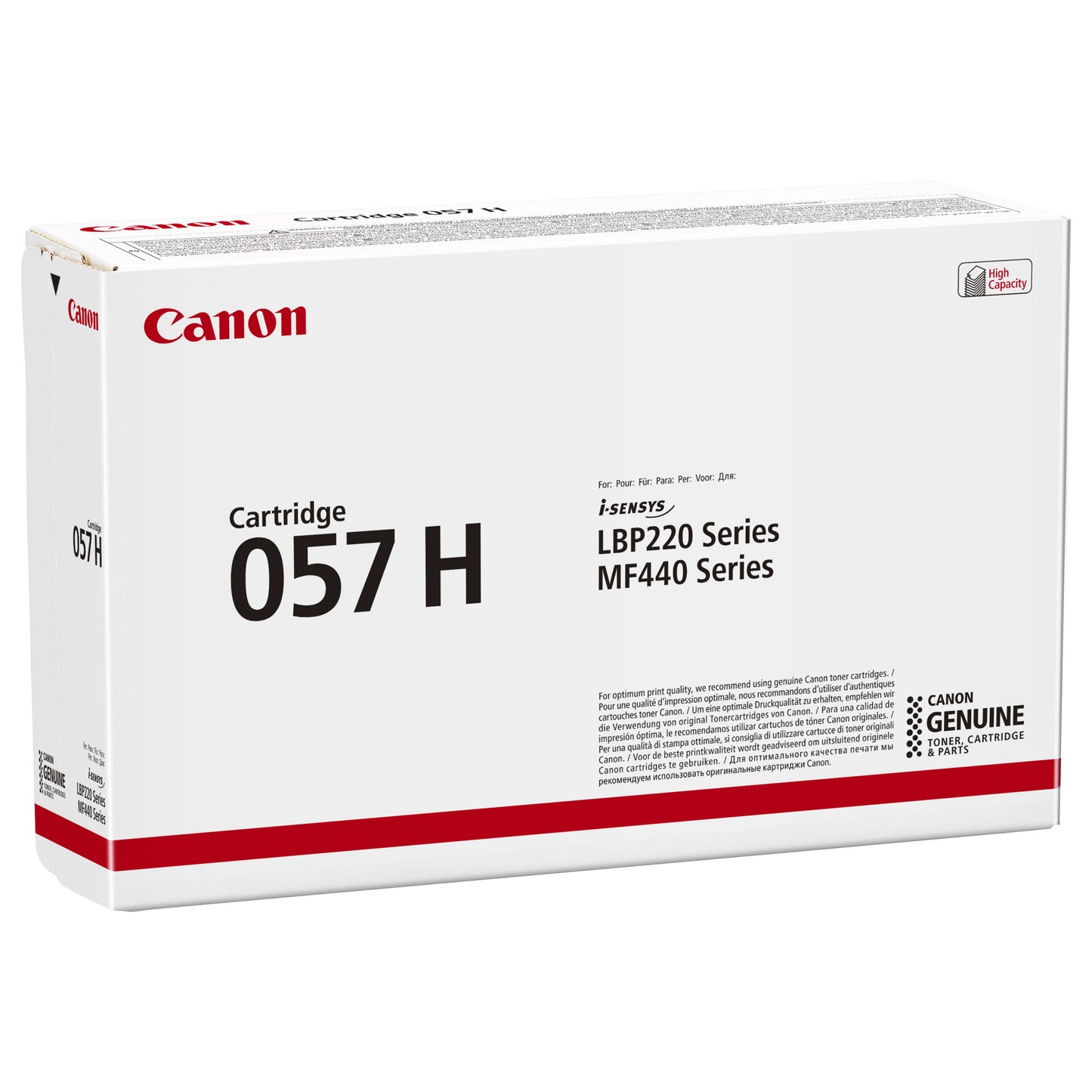 Canon Toner 057H Schwarz bis zu 10.000 Seiten ISO/IEC 19798