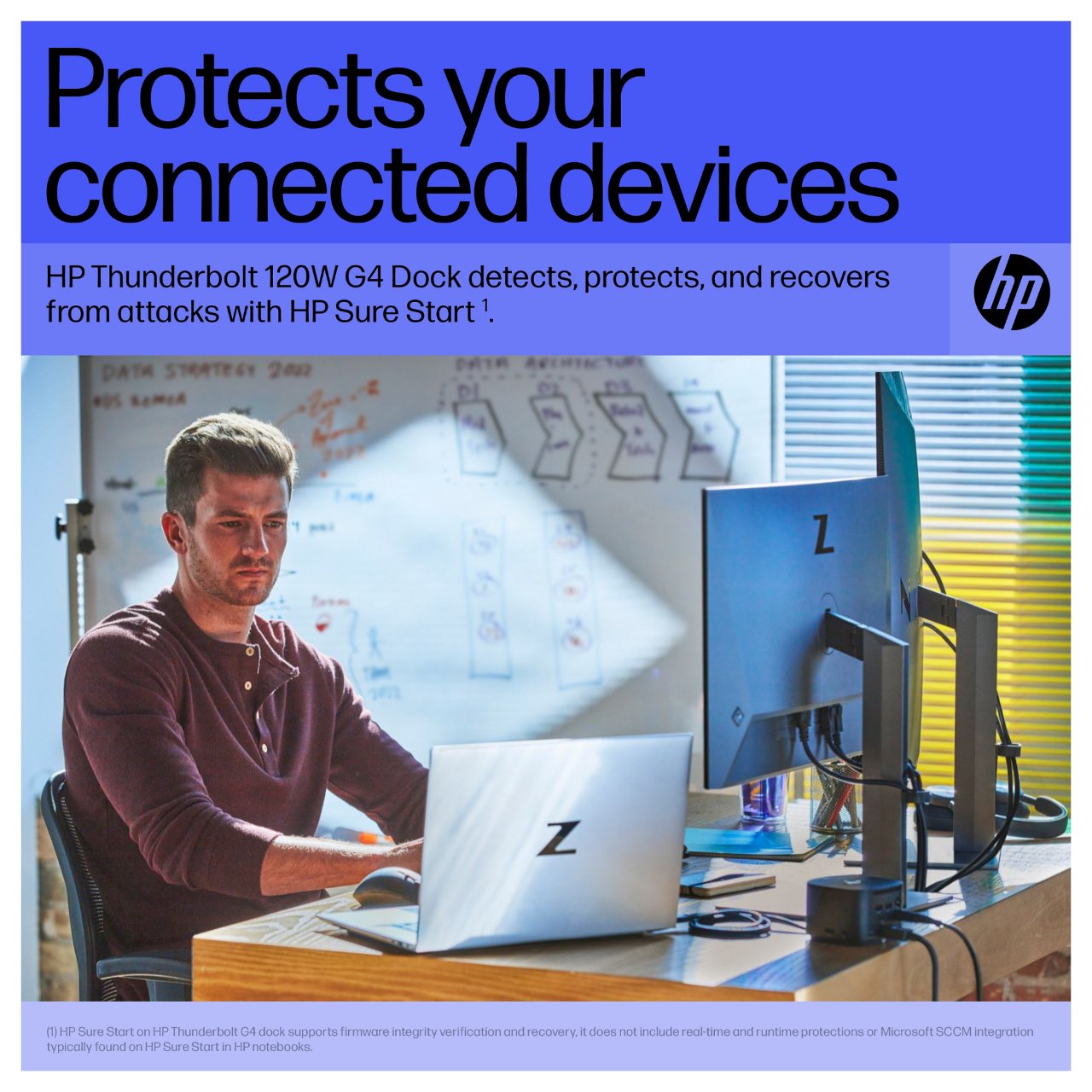 D HP ZBook Thunderbolt Dock G4 120W