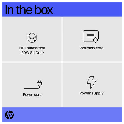 D HP ZBook Thunderbolt Dock G4 120W