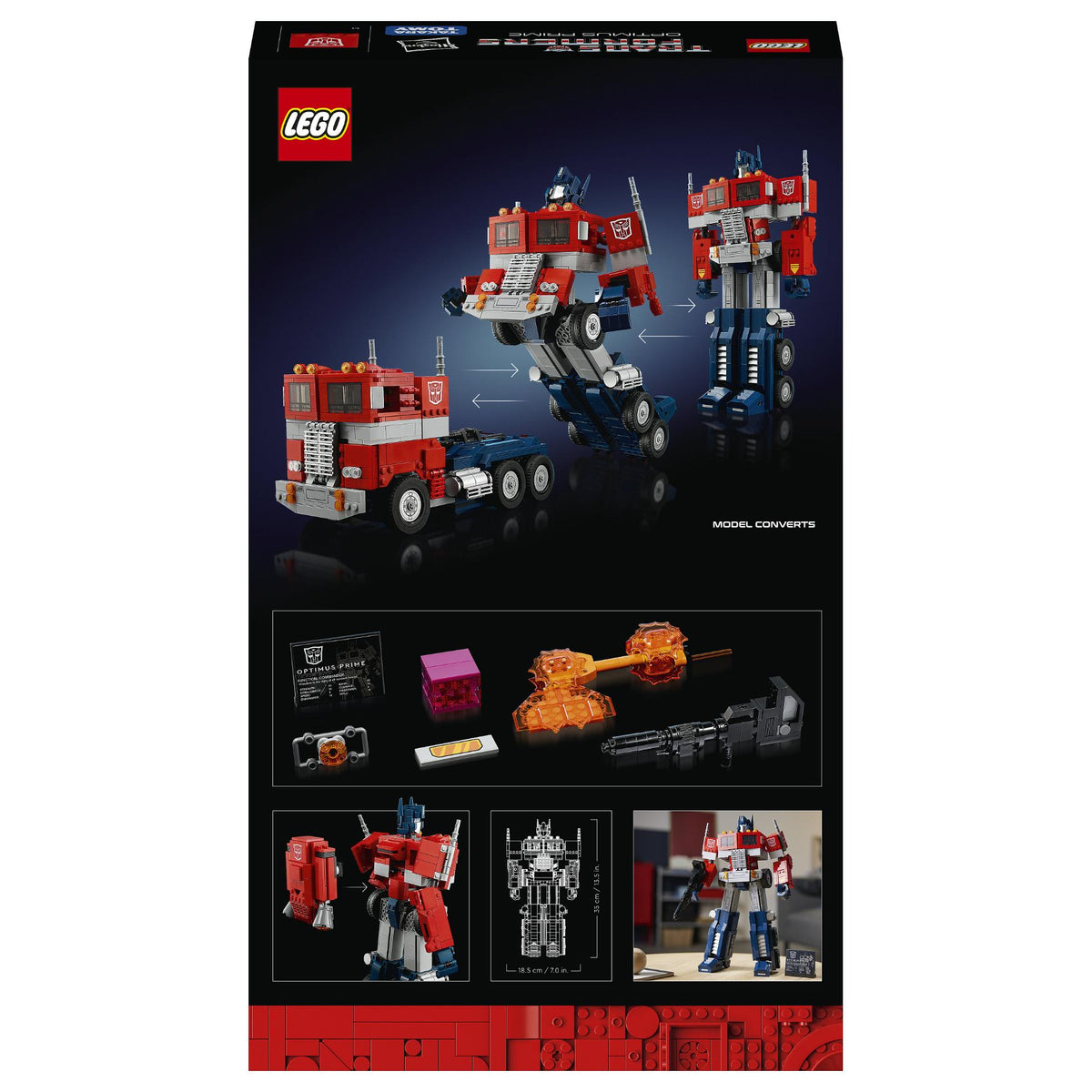 LEGO Icons Transformers Optimus Prime 10302