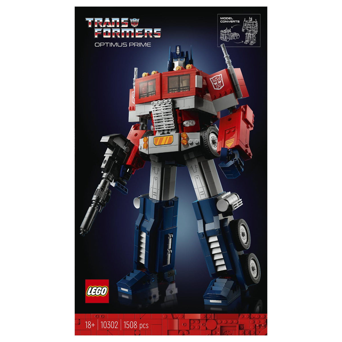 LEGO Icons Transformers Optimus Prime 10302