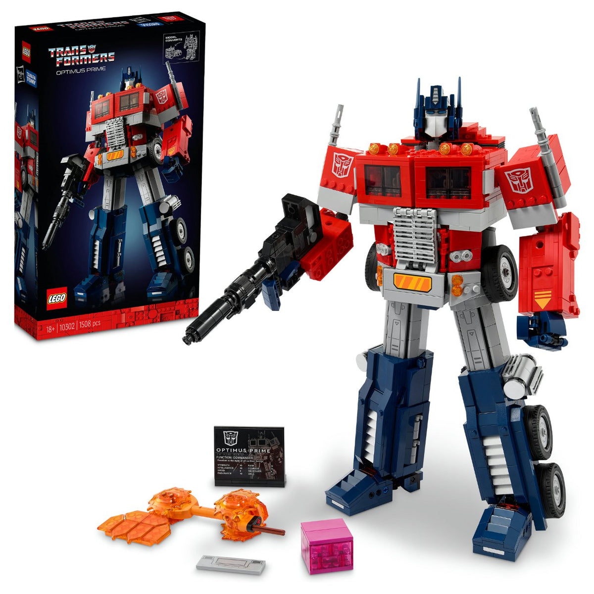 LEGO Icons Transformers Optimus Prime 10302