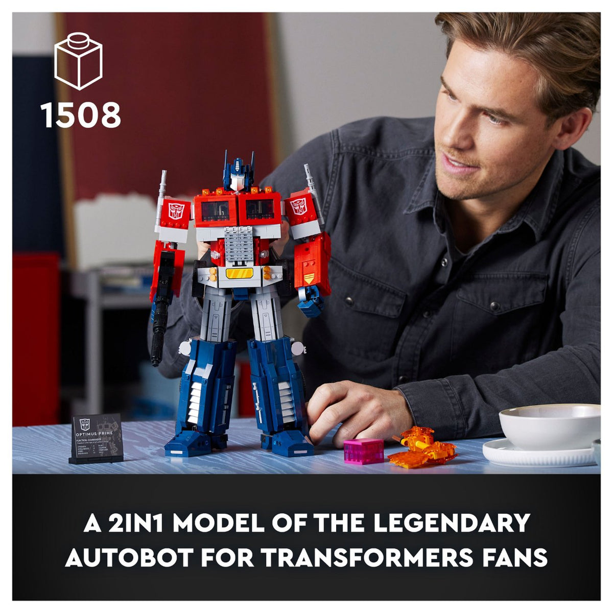 LEGO Icons Transformers Optimus Prime 10302
