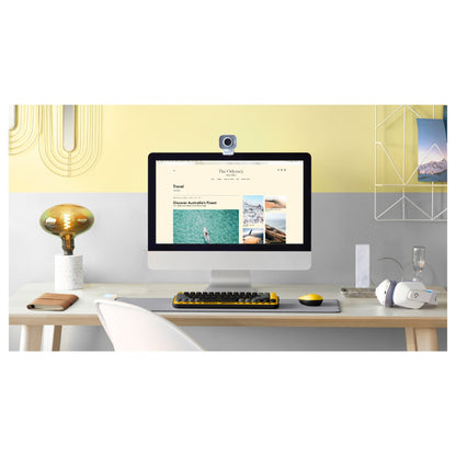 Logitech Desk Mat Studio Series Mauspad Mid Grey