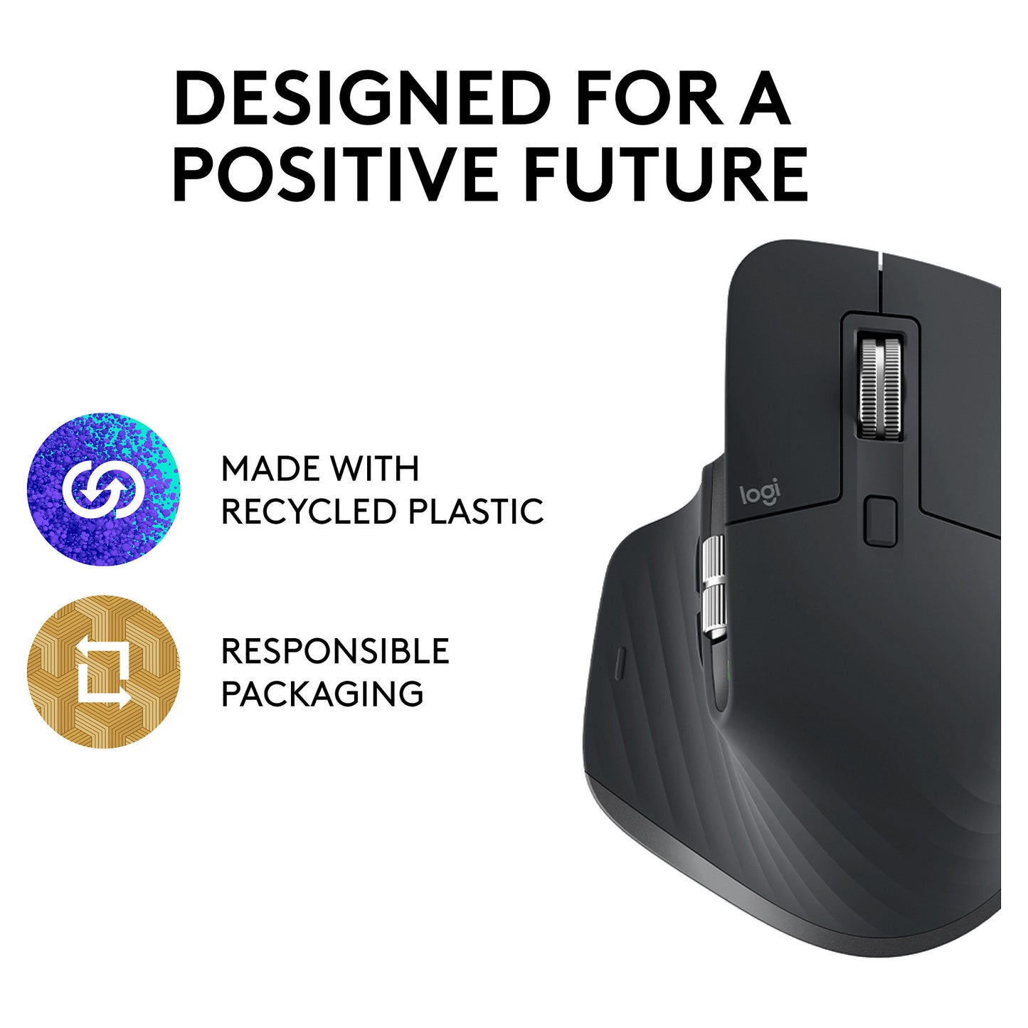 Logitech Master Series MX MASTER 3S ergonomisch graphite