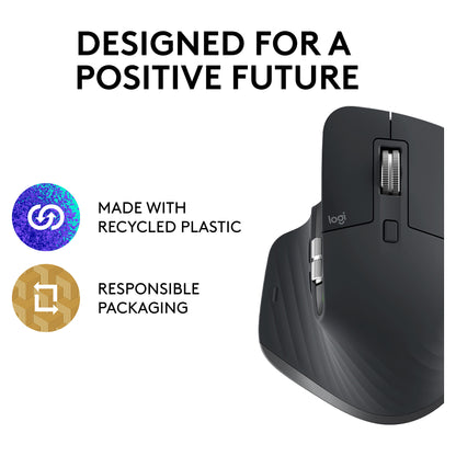 Logitech Master Series MX MASTER 3S ergonomisch graphite