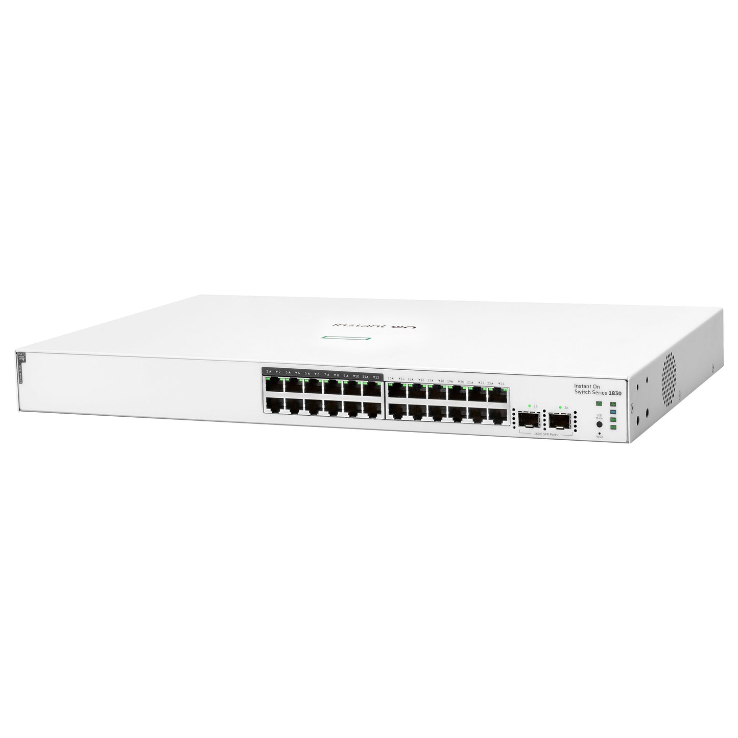 24+2P HP Enterprise Aruba Instant On 1830 24G Switch M RM PoE+