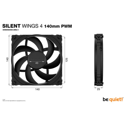 140mm be quiet! SILENT WINGS 4 PWM