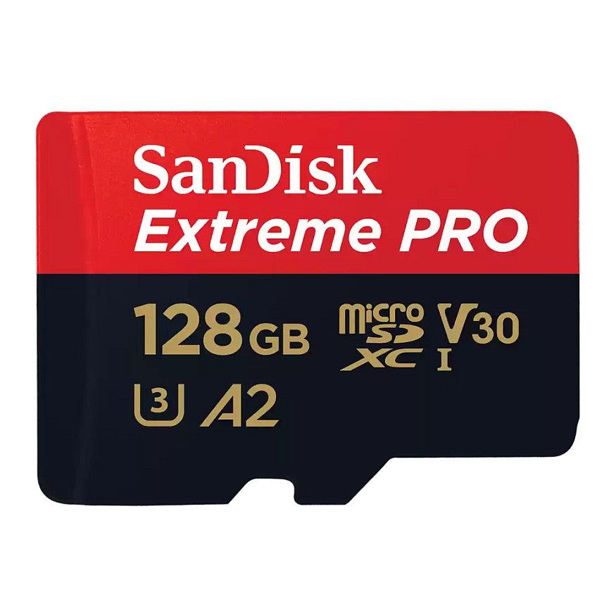 CARD 128GB Sandisk Extreme PRO microsdxc 200MB/s +Adpater