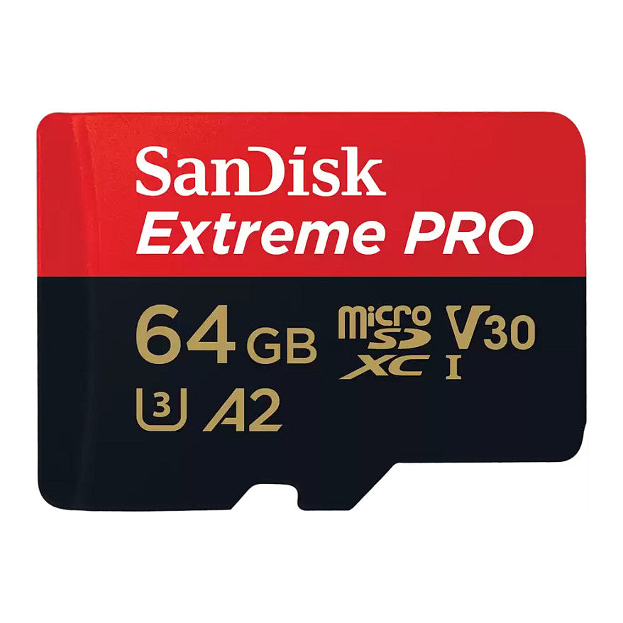 CARD 64GB Sandisk Extreme Pro Microsdxc 200MB/s +Adapter