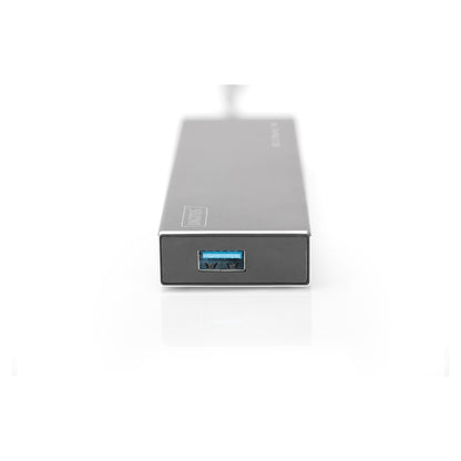 DIGITUS USB-Hub 7-Port 3.0->7xA3.0 m.Netzteil schwarz