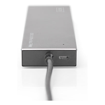DIGITUS USB-Hub 7-Port 3.0->7xA3.0 m.Netzteil schwarz