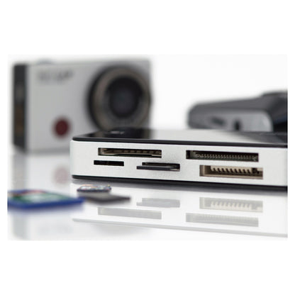 DIGITUS Card Reader USB3.0, extern, schwarz-silber