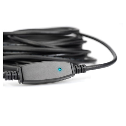 DIGITUS USB 3.0 Aktives Verlängerungskabel 10m, sw