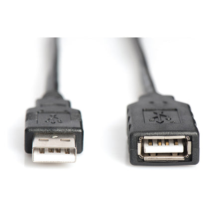 DIGITUS USB 2.0 Verlängerungskabel Typ A -A St/Bu 15m sw