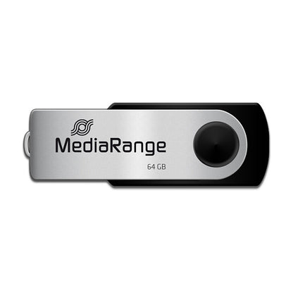 STICK 64GB USB2.0 MEDIARANGE Black