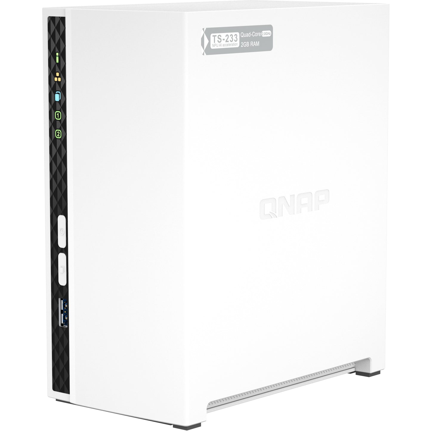 2-Bay QNAP TS-233 - 2G 2.0GHz Quad Core