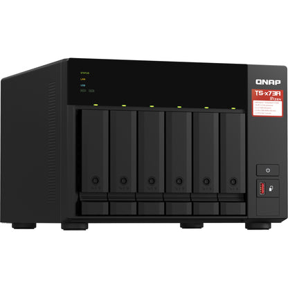 QNAP TS-673A NAS-Server 6Schächte AMD Ryzen Embedded V1500B 2.2 GHz SATA 6Gb/s