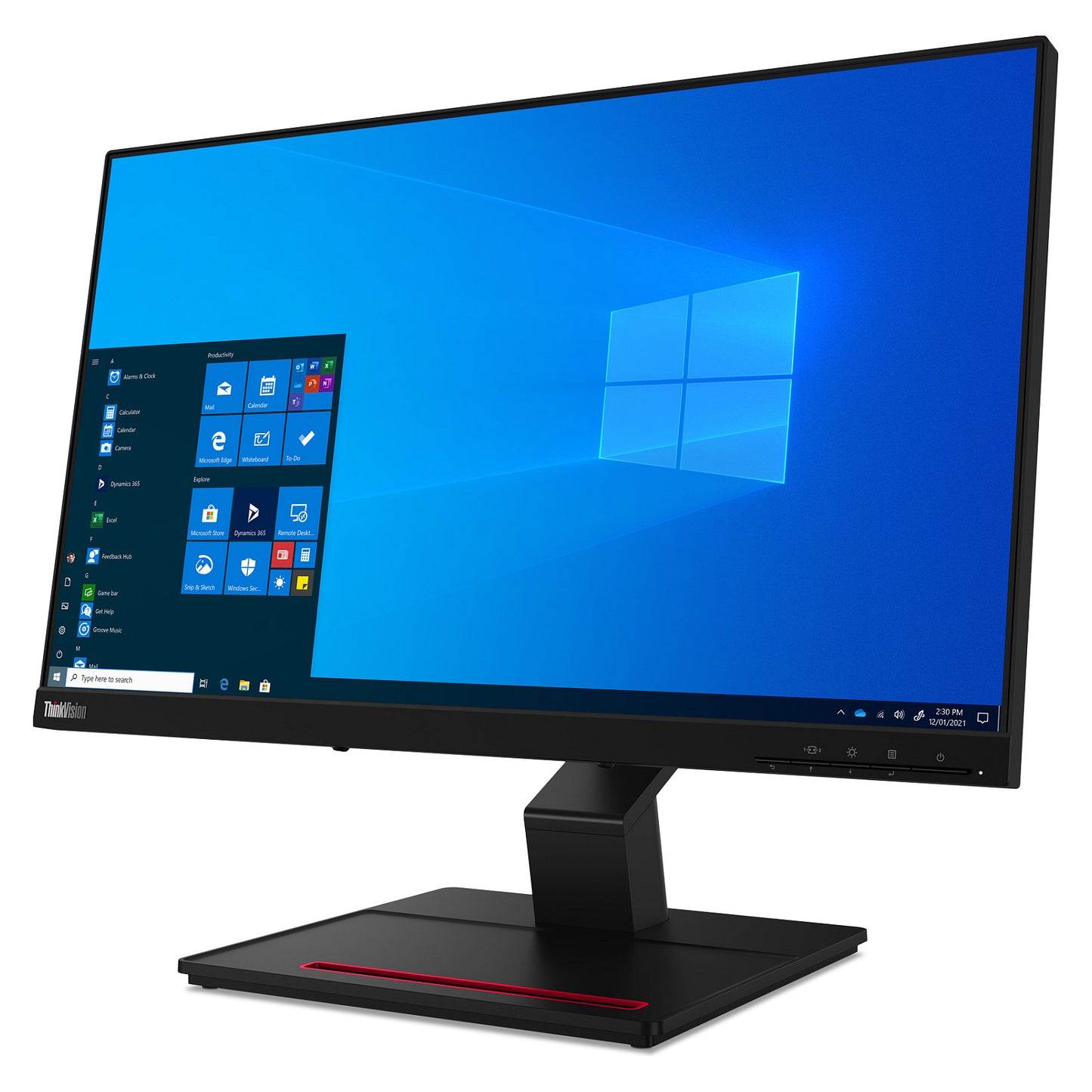 60,5cm/23,8" (1920x1080) Lenovo ThinkVision T24t-20 16:9 FHD IPS 4ms 60Hz HDMI DisplayPort USB-C USB Touch