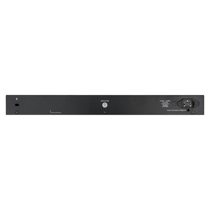 DGS-1250-28XMP/E 28-Port Smart Managed PoE+ Gigabit Switch 24x 10/100/1000BASE-T PoE 4x 10-Gigabit-Port (SFP+)