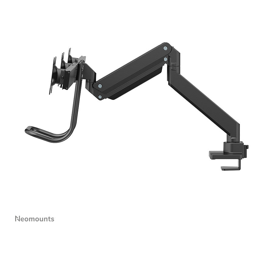 Neomounts NM-D775DX3BLACK Tischhalterung mit Tischhalterungsgriff für drei Flachbildschirme bis 27" (68.6 cm)