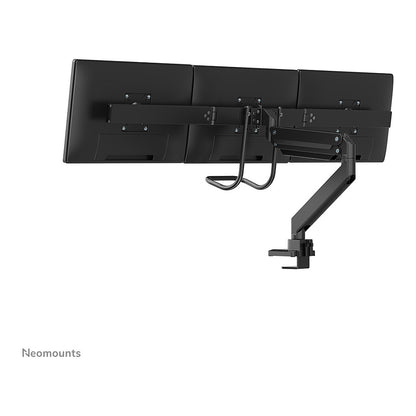 Neomounts NM-D775DX3BLACK Tischhalterung mit Tischhalterungsgriff für drei Flachbildschirme bis 27" (68.6 cm)