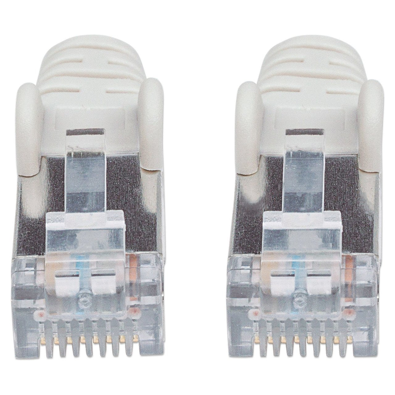 Intellinet Network Patch Cable, Cat6, 3m, Grey, Copper, S/FTP, LSOH / LSZH, PVC, RJ45, Gold Plated Contacts, Snagless, Booted, Polybag - Patch-Kau