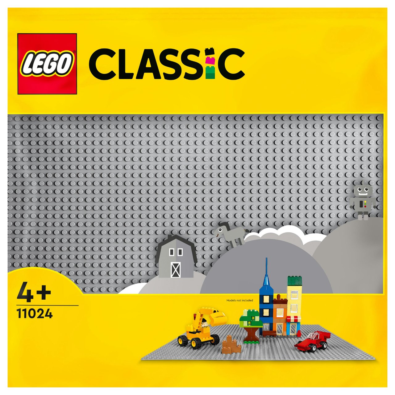 LEGO Classic Graue Bauplatte 11024