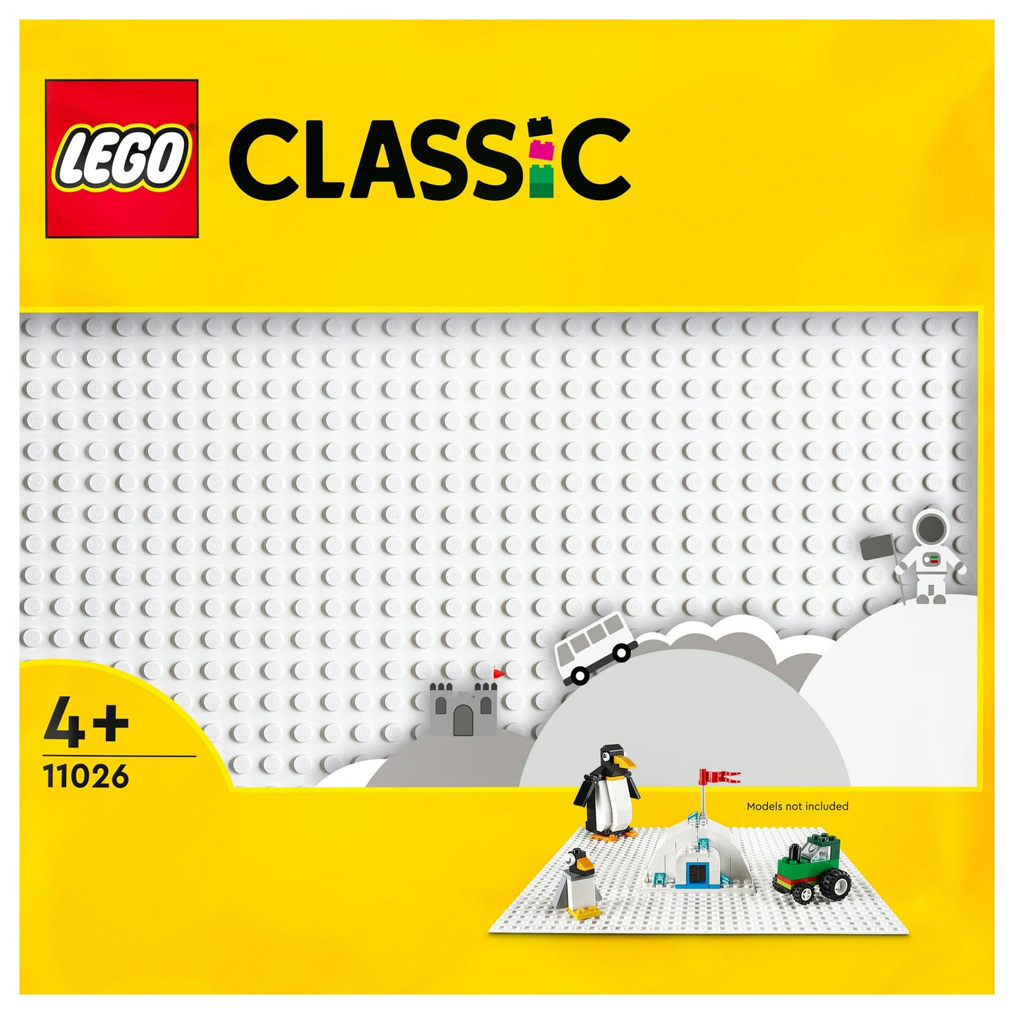 LEGO Classic Weiße Bauplatte 11026