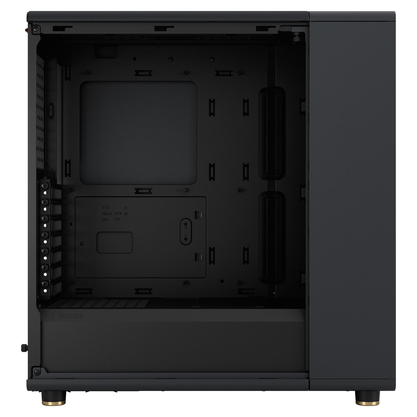 Midi Fractal Design North Charcoal Black Mesh Window
