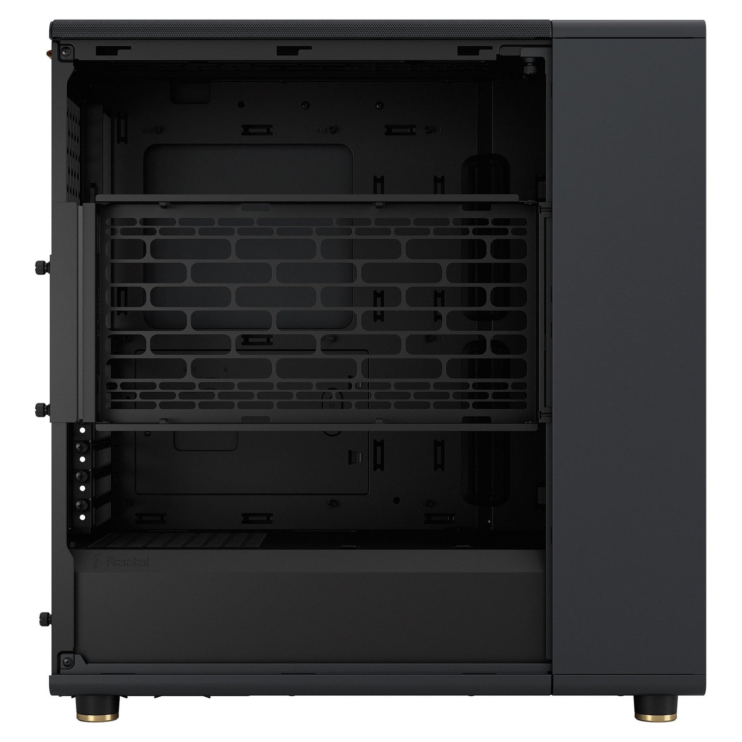Midi Fractal Design North Charcoal Black Mesh Window