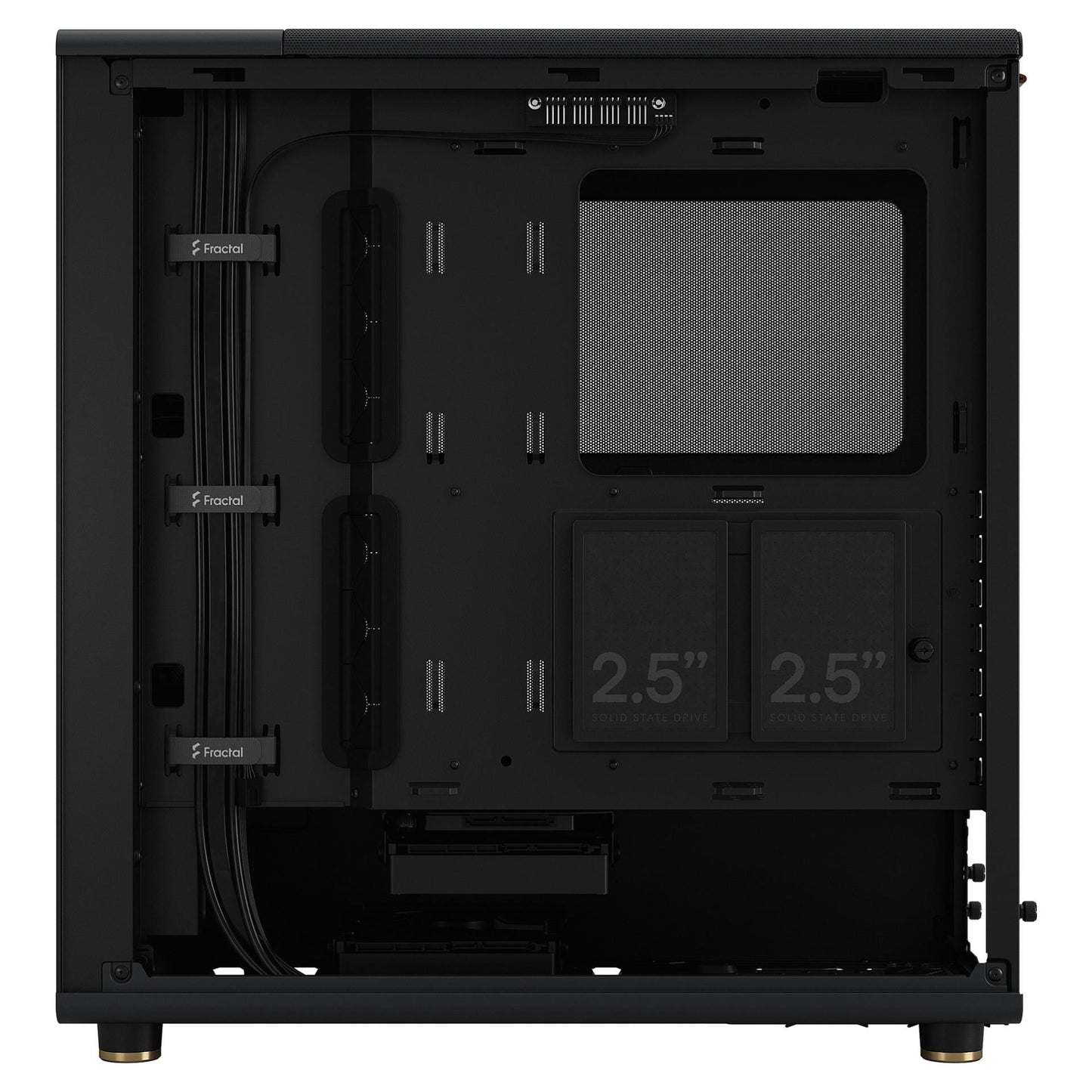 Midi Fractal Design North Charcoal Black Mesh Window