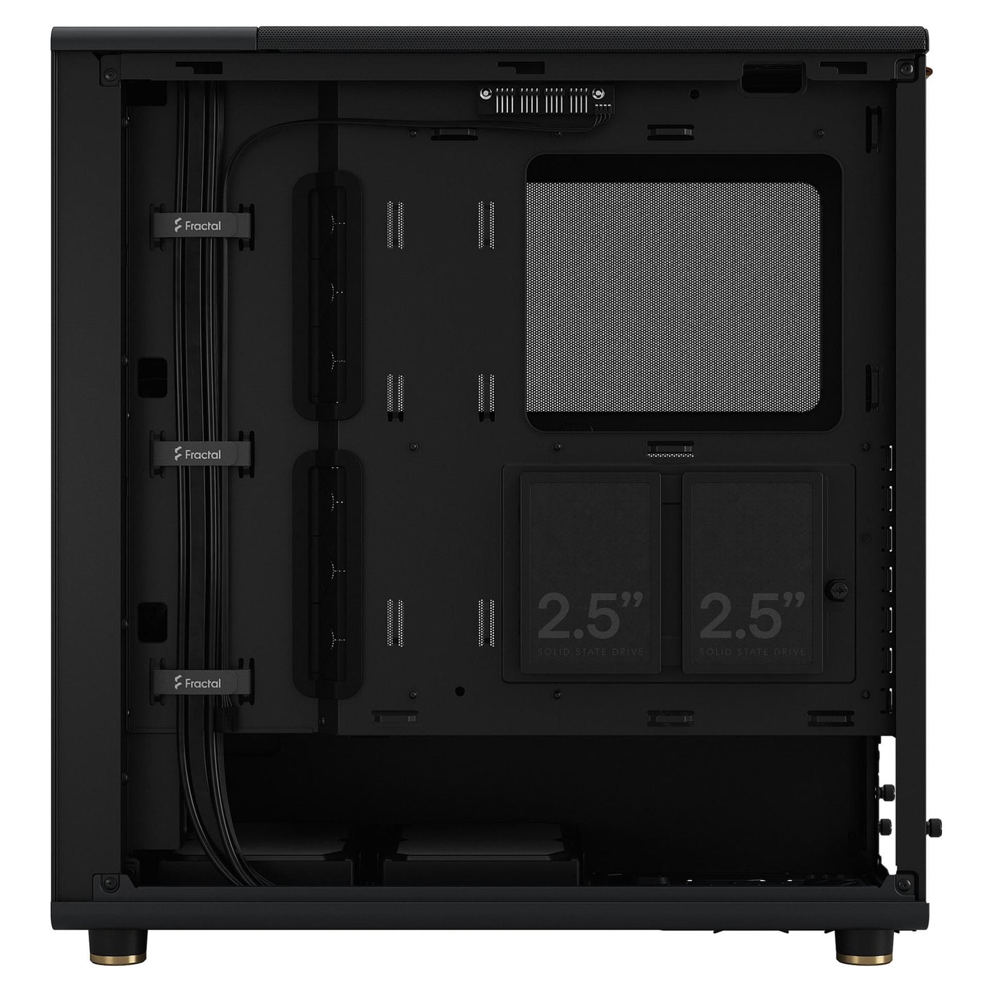 Midi Fractal Design North Charcoal Black Mesh Window