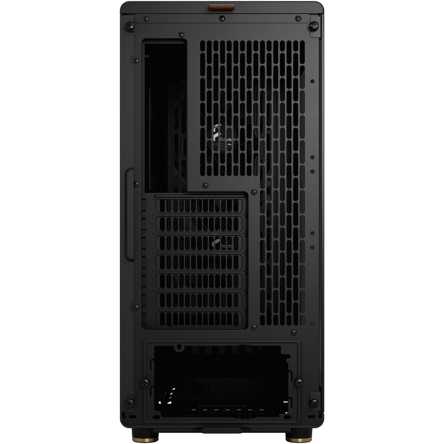 Midi Fractal Design North Charcoal Black Window Clear