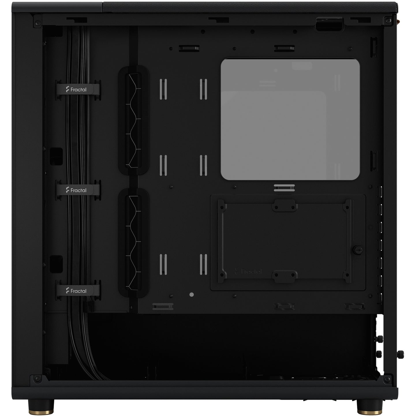 Midi Fractal Design North Charcoal Black Window Clear