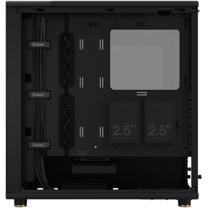 Midi Fractal Design North Charcoal Black Window Clear
