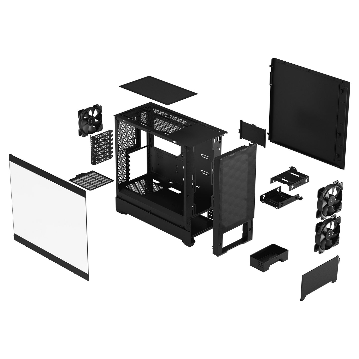 Midi Fractal Design Pop Air Black Window