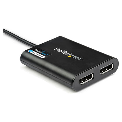 Adapter USB3.0 (ST) > 2x DisplayPort (BU) 4K 60Hz 30cm StarTech.com Black