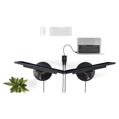 Adapter USB3.0 (ST) > 2x DisplayPort (BU) 4K 60Hz 30cm StarTech.com Black