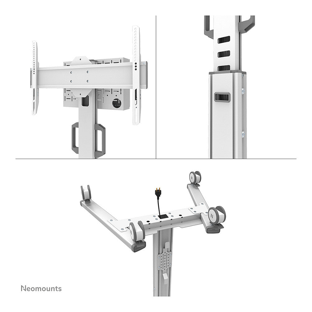 Neomounts FL50S-825WH1 mobiler Bodenständer für 37-75" Bildschirme - Weiß