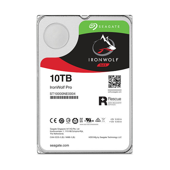 10TB SEAGATE Ironwolf PRO NAS ST10000NT001 7200RPM 256MB