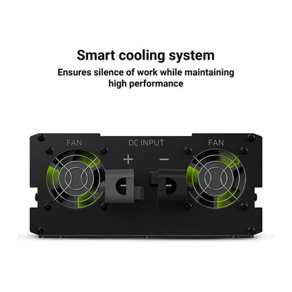 Green Cell KFZ Spannungswandler Power Inverter 24V > 230V 3000/6000W Black
