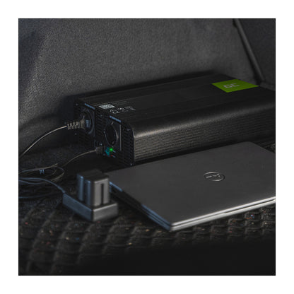 Green Cell KFZ Spannungswandler Power Inverter 24V > 230V 3000/6000W Black