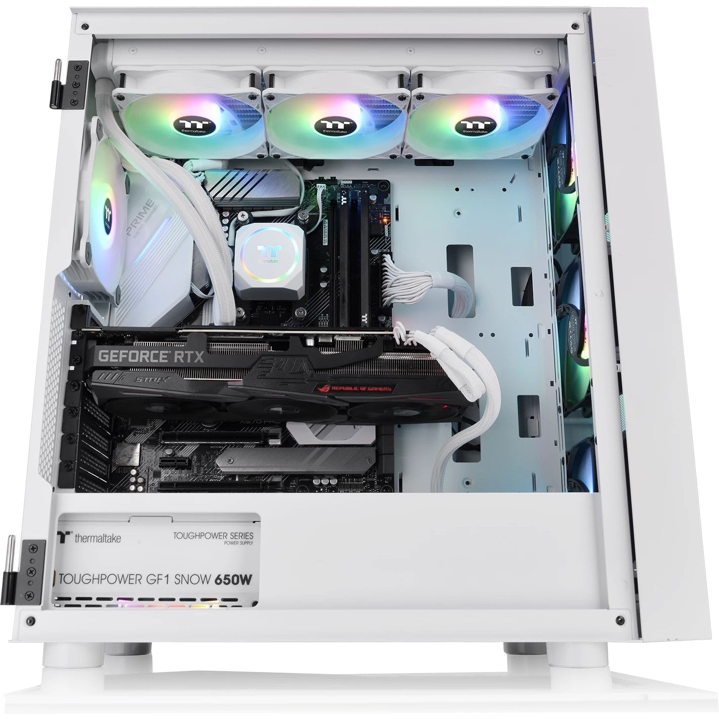 Midi Thermaltake H570 TG ARGB Snow White