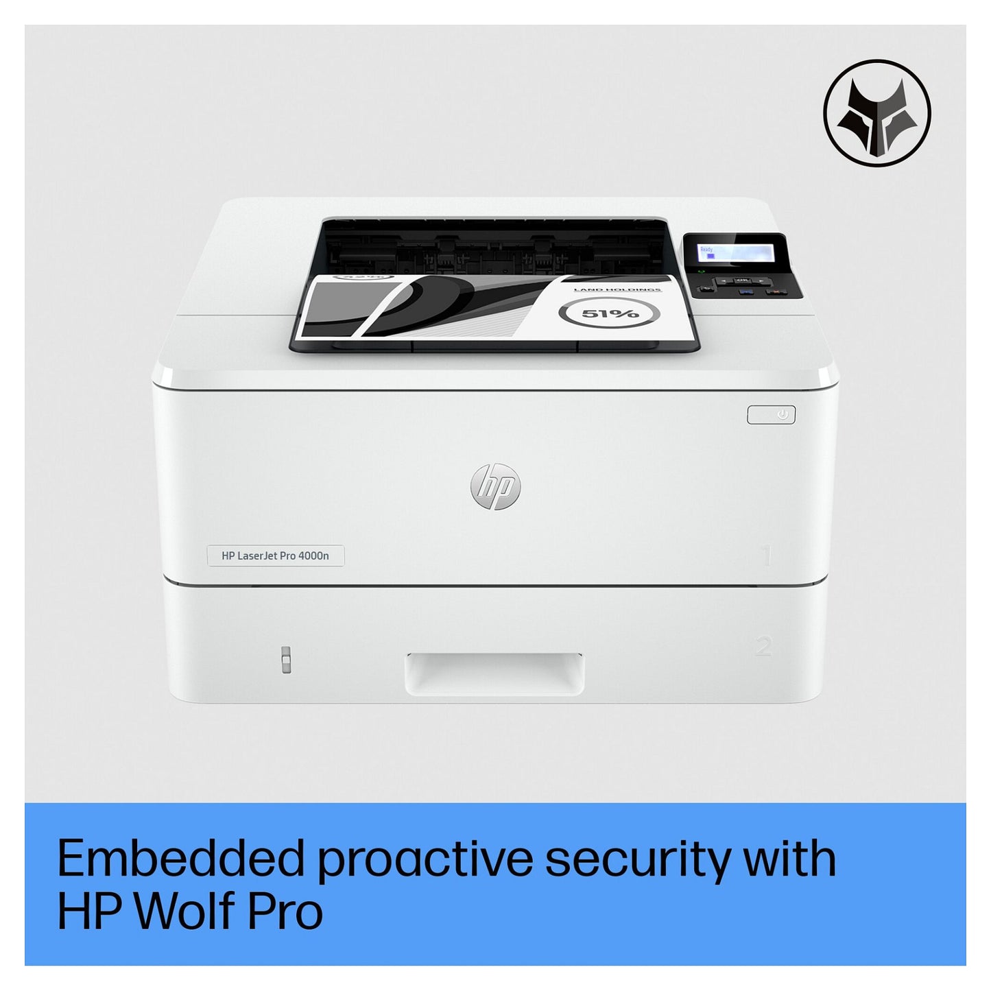 L HP LaserJet Pro 4002dn S/W-Laserdrucker A4 40 S./Min LAN Duplex