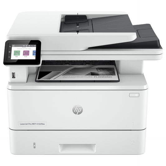 L HP LaserJet Pro MFP 4102DW S/W-Laserdrucker 3in1 40S.Min/ A4 LAN WLAN ADF Duplex