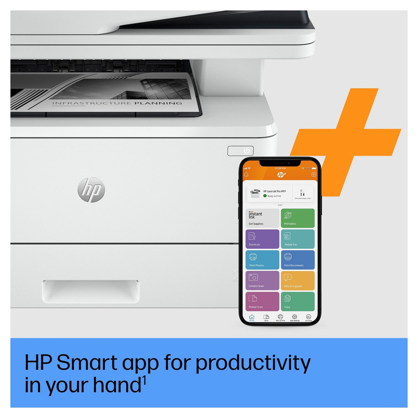 L HP LaserJet Pro MFP 4102FDN S/W-Laserdrucker 4in1 40S./Min. A4 LAN ADF Duplex