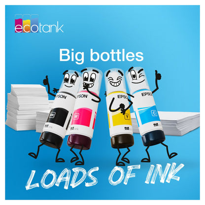 Epson Tinte 104 EcoTank C13T00P640 4er Multipack (BKMCY) bis zu 7.500 Seiten