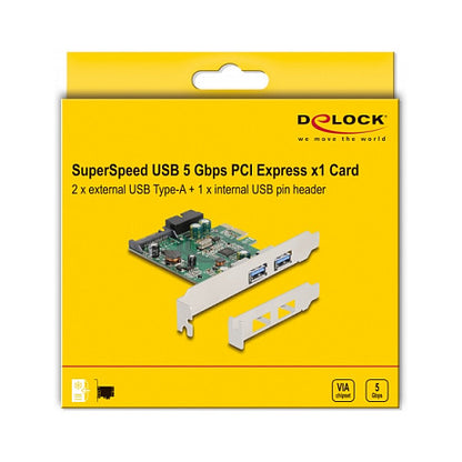 USB 3.0 PCIex1 2xInt.2xExt. DeLOCK